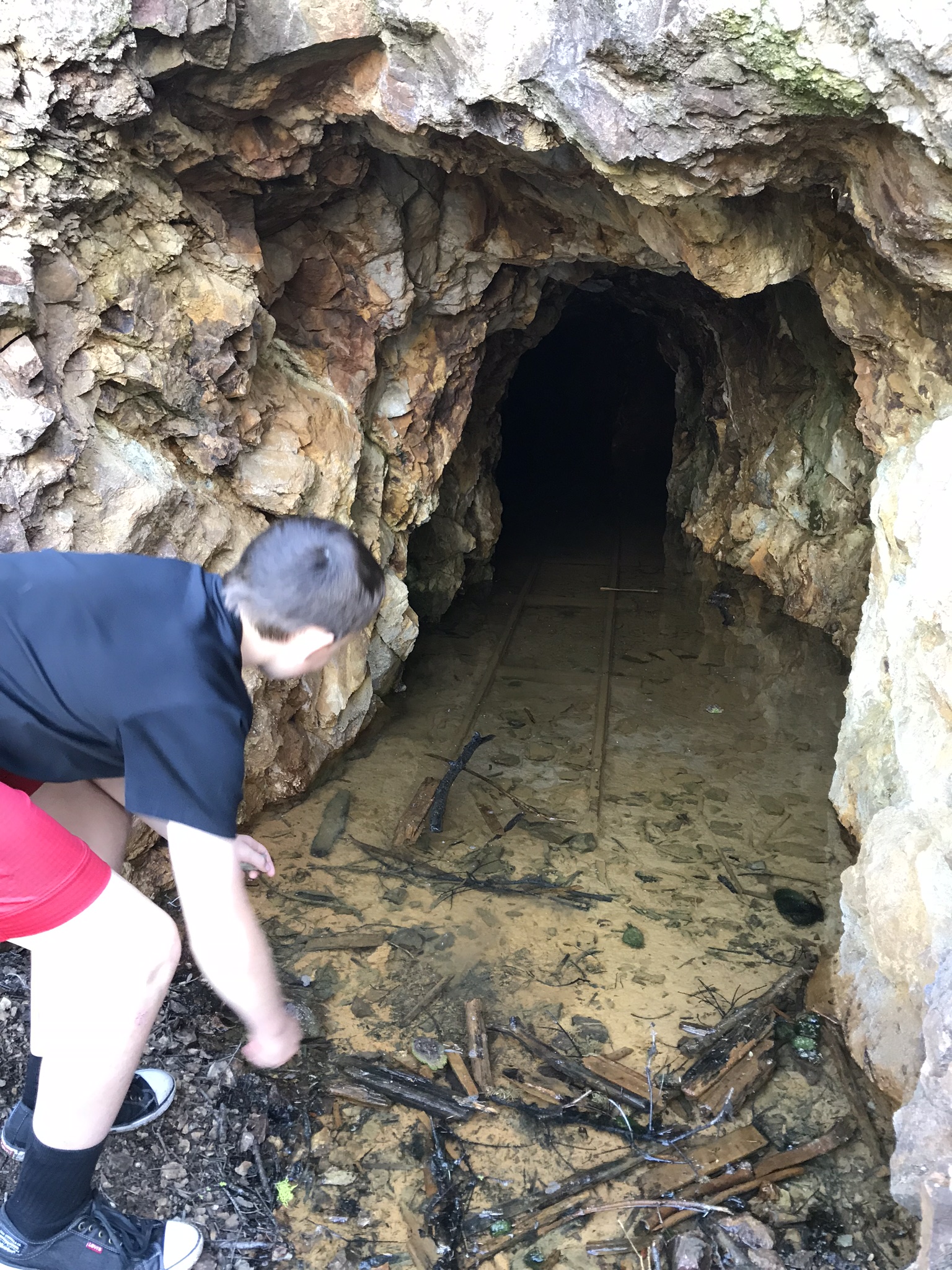 Looking into copper glance mine