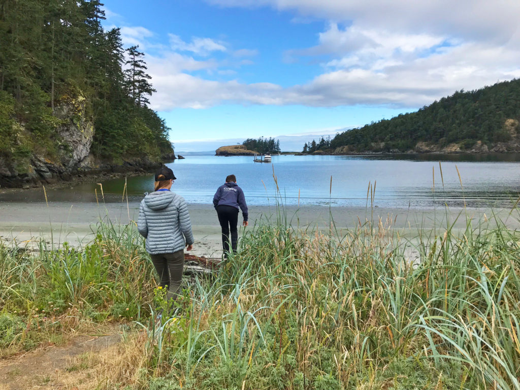 Hiking at Bowman Bay Deception Pass State Park