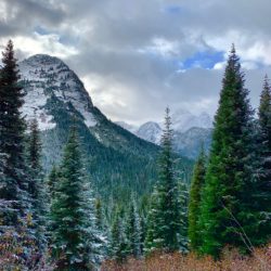 North Cascades Snowy Mountain Scene Wall Art Photography